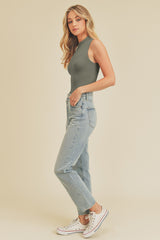 Mindy Mock Neck Bodysuit