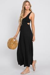 SIDE CUT OUT MIDI DRESS