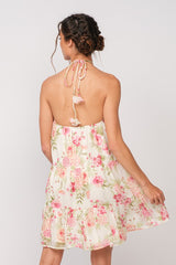 Adeline Chiffon Floral Mini Dress