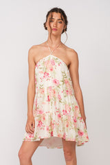 Adeline Chiffon Floral Mini Dress