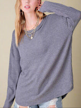Valerie Waffle Knit Top