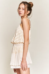 SAVANNAH LACE ROMPER
