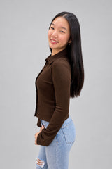 Coco Ribbed Cardigan Jacket