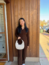 Coco Ribbed Trouser Pants