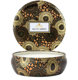 Baltic Amber 3 Wick Tin Candle 12oz