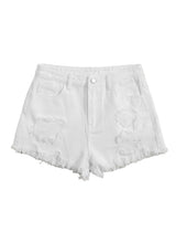 Kasey Distressed Denim Shorts