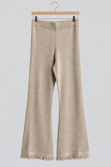 The Fringed Knit Pants