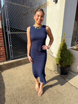 Dylan Popcorn Midi Skirt