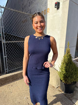 Dylan Popcorn Button Top