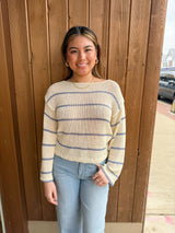 Taylor Stripped Knit Sweater