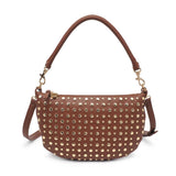 Studded Shoulder-Crossbody Bag