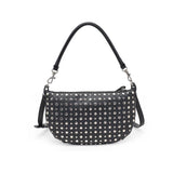 Studded Shoulder-Crossbody Bag
