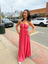 Quinn Halter Maxi Dress