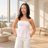 Azalea Eyelet Tube Top