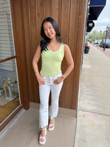 Niki Ribbed Vintage Tank Top