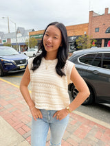 Sydney Round Knit Top
