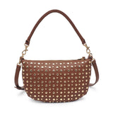 Studded Shoulder-Crossbody Bag