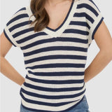 OLIVIA STRIPE KNIT TOP