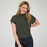Courtney Mock Neck Sweater Top