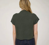 Courtney Mock Neck Sweater Top