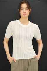 Merrit Chevron Knit Top