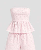 Azalea Eyelet Tube Top
