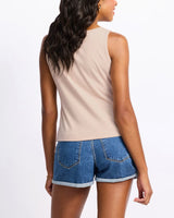 Hellen Button-Down Tank