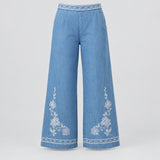 Sunday Stroll Embroidered Pants