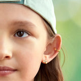 Rainbow 18K Kids' Earrings