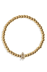 Pavè Initial Bracelet