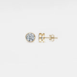 Cz Round Studs