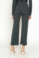 Shimmered Ribbed Pants