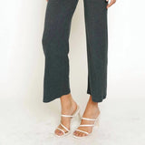 Shimmered Ribbed Pants