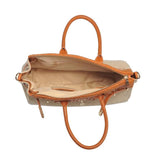 WOVEN SATCHEL BAG