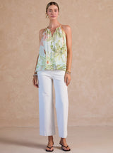 Tropical Print Top
