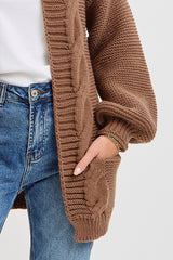Chunky Cable Knit Cardigan