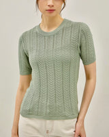 Merrit Chevron Knit Top