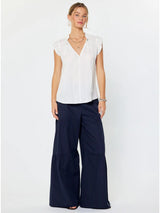 Kira Pleated Sleeve Blouse