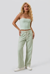 Sage Wide Leg Sweatpants