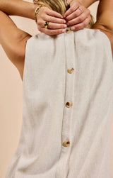 Sugarloaf Button Mini Dress