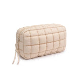 CLOUD QUILTED PUFFER COSMETIC & ORGANIZER POUCH