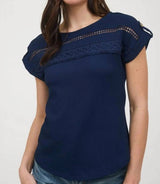 Arlyne Crinkle Knit Blouse