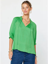 Suzie Pleated Blouse