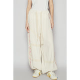 Petal & Thread Embroidered Jogger