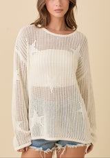 Celia Crochet Sweater