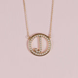 Pearls Initial Necklace
