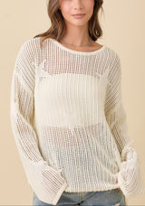 Celia Crochet Sweater