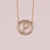 Pearls Initial Necklace