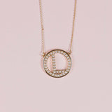 Pearls Initial Necklace