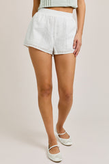 Summer Breeze Eyelet Shorts